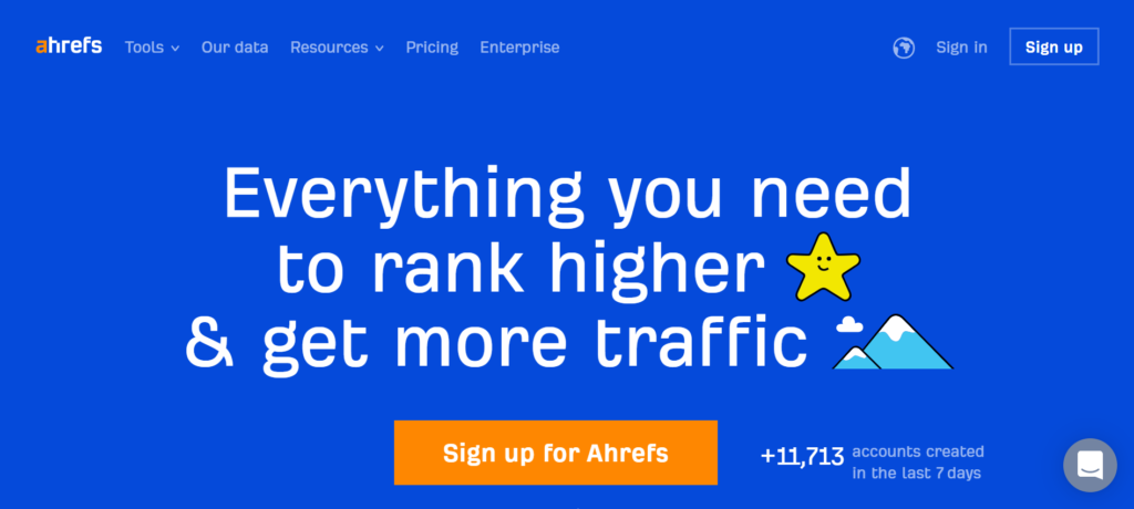 Ahrefs tool- best seo tools