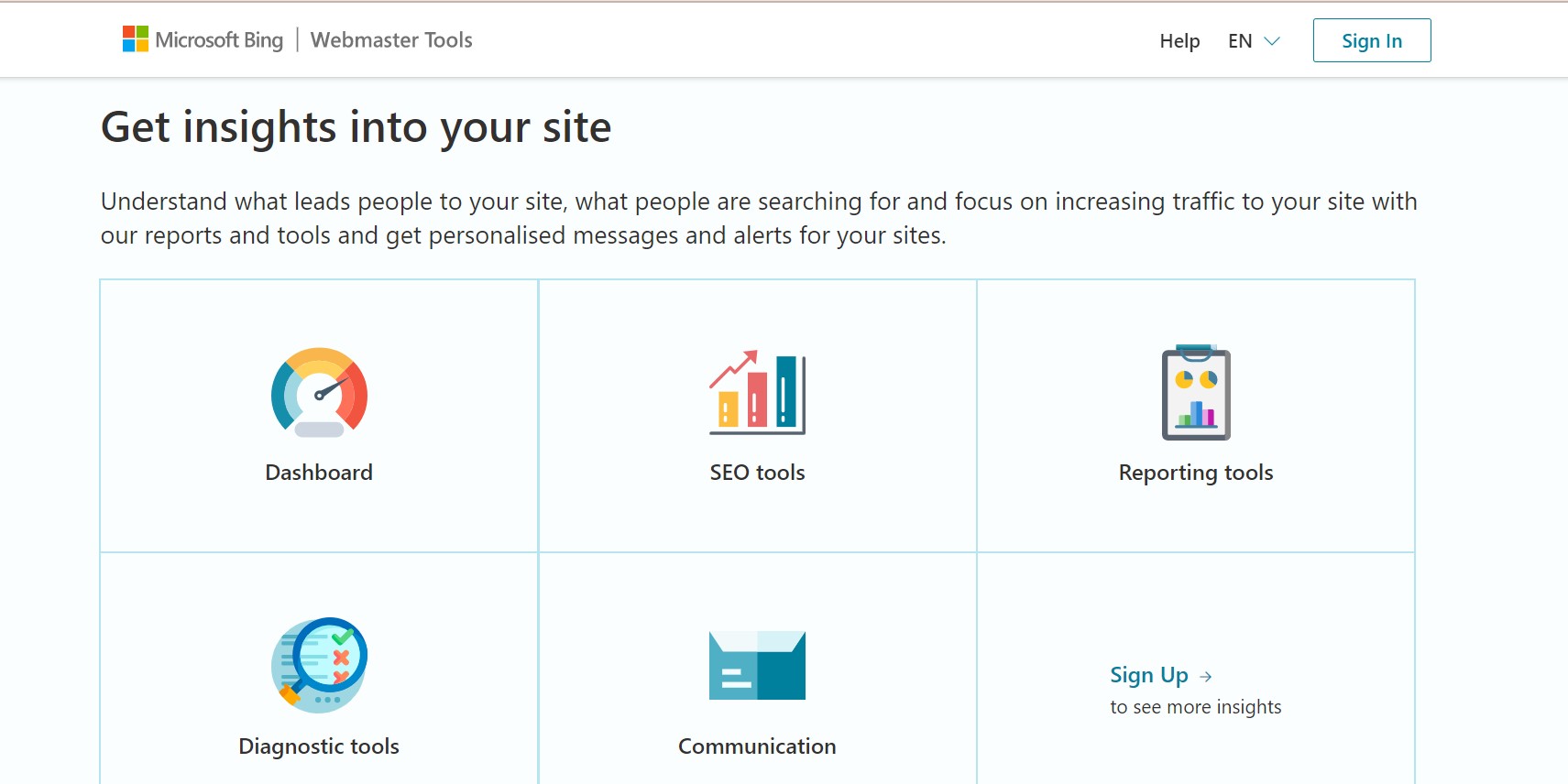 Bing Webmaster tool- SEO checklist 2023